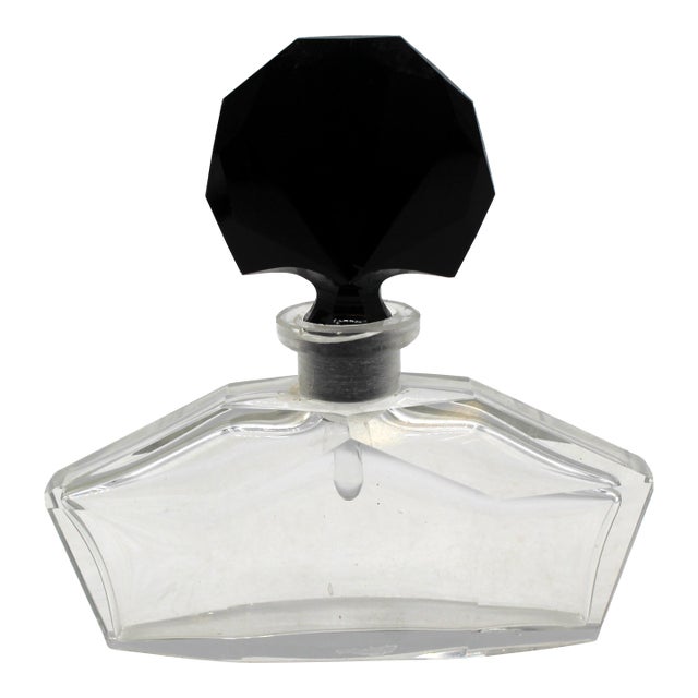 Czechoslovakian Early Art Deco Perfume Bottle For Sale