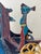 This sculpture is an original work by contemporary artist and craftsperson Sandra Berry Hover. This piece depicts a...