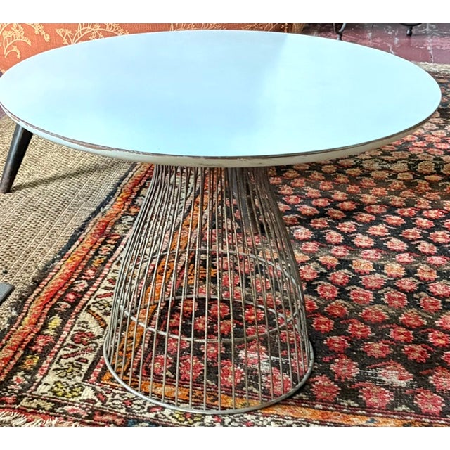 Mid Century Warren Platner Style Side Table For Sale In New York - Image 6 of 13