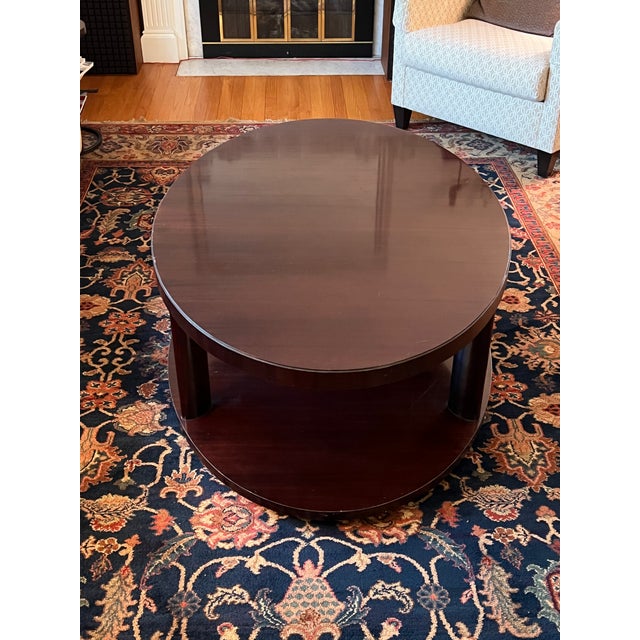 2000 - 2009 Baker Furniture Oval Coffee Table by Barbara Barry For Sale - Image 5 of 16