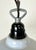 1960s French Industrial Grey Enamel Factory Pendant Lamp, 1960s For Sale - Image 5 of 14