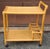 Boho Chic Late 20th Century Rattan and Cane Rolling Bar Cart For Sale - Image 3 of 10