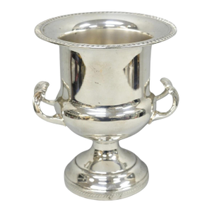 Vintage English Regency Style Silver Plated Champagne Chiller Bar Ice Bucket