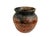 Brown Vintage Amazonian Asurini Indigenous Redware Ceramic Jar Brazil For Sale - Image 8 of 9