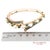 Old Vintage 14k (585) Yellow Gold Natural Diamond Bangle Bracelet For Sale - Image 9 of 11