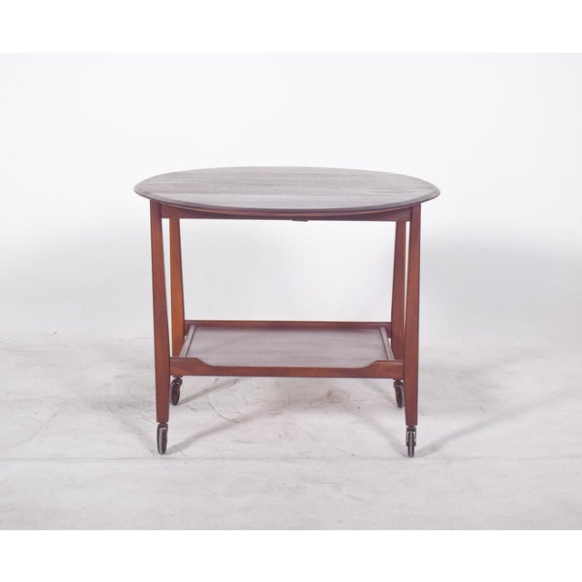 Mid-Century Modern Danish Tea Trolley with Flaps, 1960 For Sale - Image 10 of 12