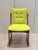 Mid-Century Modern Danish Teak Dining Chairs Attributed to Vamdrup Stolefabrik, 1960s, Maharam Meld Chartreuse — Set of 4 For Sale - Image 4 of 8