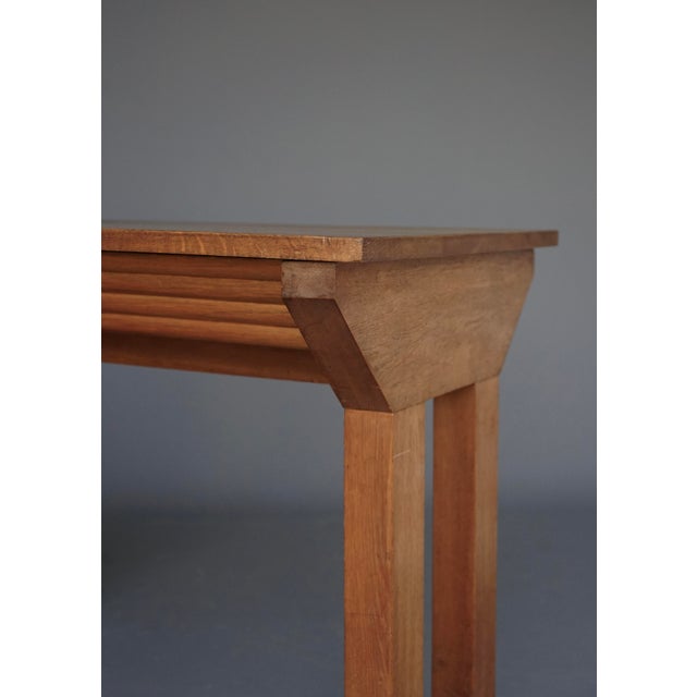 Art Deco Modernist Oak Side Table, 1930s For Sale - Image 4 of 13