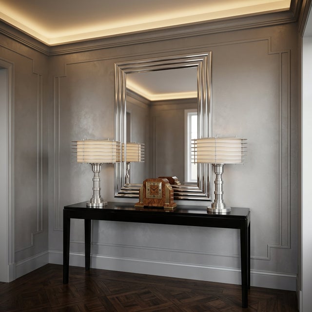 Art Deco 1930s Rare Walter Von Nessen Pattyn Lamp - a Pair For Sale - Image 3 of 11