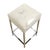 Modern Pasargad Home Safari Cowhide Bar Stool with Silver Steel Legs For Sale - Image 3 of 6