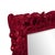 Kenneth Ludwig Chicago Barcelona Mirror - Glossy Red For Sale - Image 4 of 6