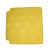 Chinoiserie Chinese Oriental Golden Yellow Silk Fabric Square Seat Cushion Pad For Sale - Image 3 of 8