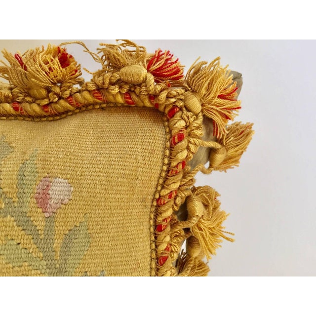 Aubusson Style Large Tapestry Decorative Pillow Chairish