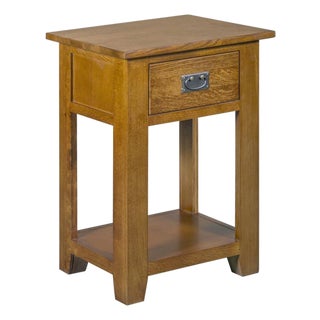 Mission 1-Drawer Nightstand – Michael's Cherry | Crafters & Weavers For Sale
