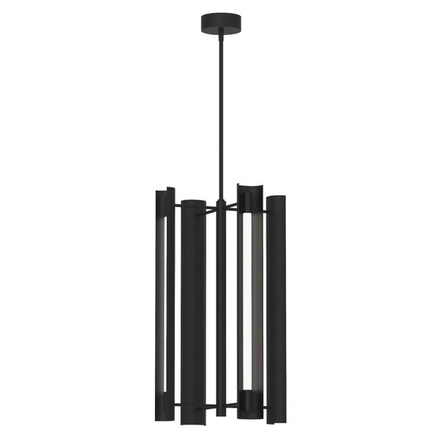 Modern Kelly Wearstler by Visual Comfort Studio Carson 4-Light Medium Pendant, Midnight Black For Sale - Image 3 of 3