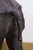 Vintage Tooled Leather African Rhinoceros Foot Stool Ottoman Sculpture 35" For Sale - Image 10 of 18