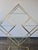 Metal Vintage Milo Baughman Style Diamond Brass and Glass Etagere, Attributed For Sale - Image 7 of 18