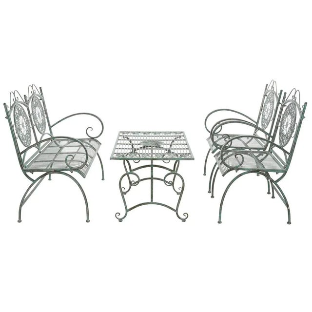 Dark Green Sophie 4 Piece Set - Antique Dark Green For Sale - Image 8 of 9