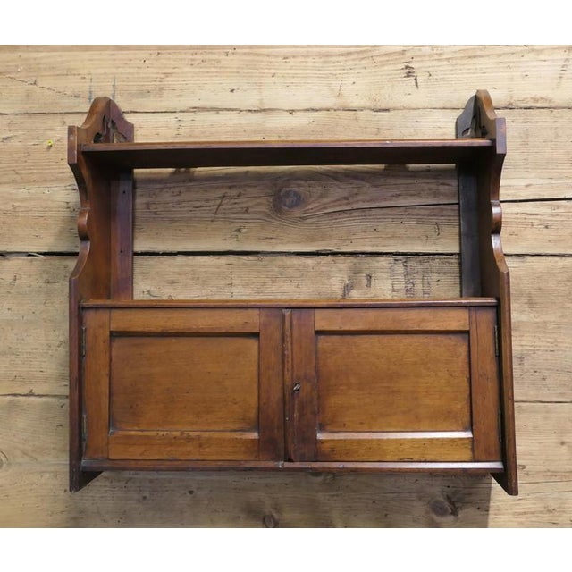 Vintage Wall Cabinet in Walnut For Sale - Image 3 of 8