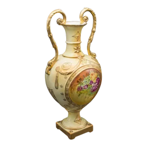 1920s Antique Ceramic Flower Vase