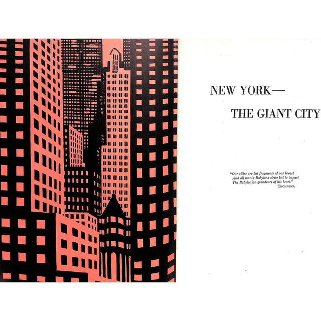 Traditional "New York the Giant City: An Introduction to New York" 1939 Portor, Laura Spencer For Sale - Image 3 of 12