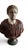 Early 20th Century Roman Emperor Bust with Patina, 1920, Marble For Sale - Image 4 of 6