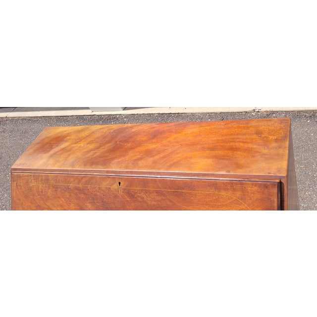 Mid 19th Century Circa 1850 American Federal Fall Front DRSK For Sale - Image 5 of 18