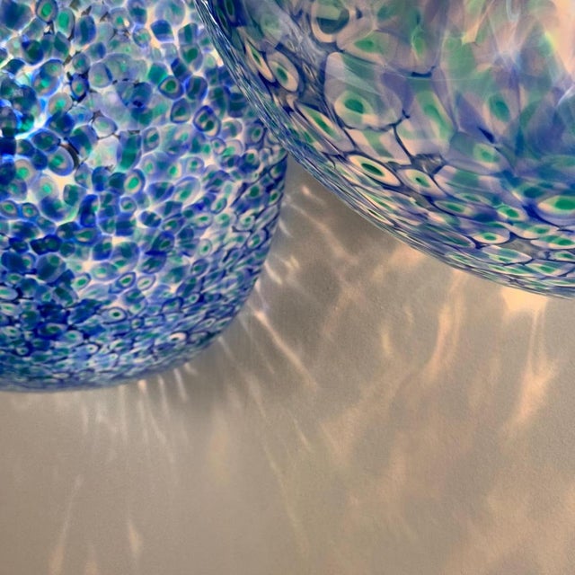 Murano Glass Neverrino Ceiling Lights attributed to Gae Aulenti for Vistosi, 1970s, Set of 3 For Sale - Image 15 of 18