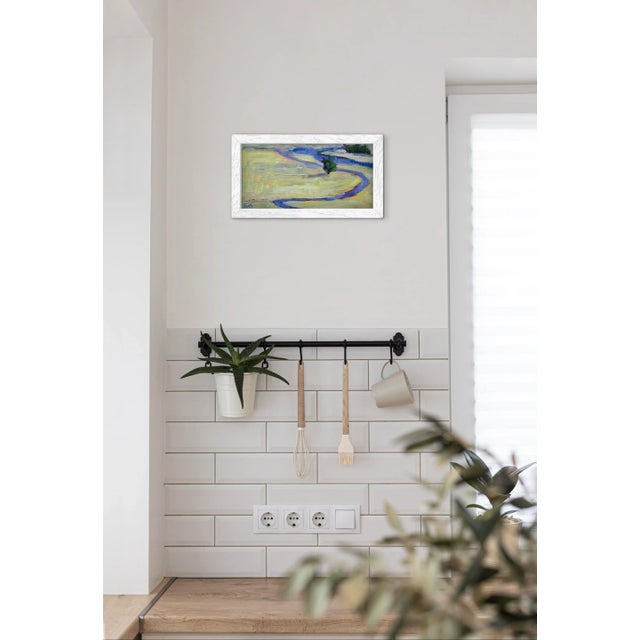 Quiet Places & Journeys — Modern Abstract Landscape (Original Oil Painting) For Sale - Image 14 of 18