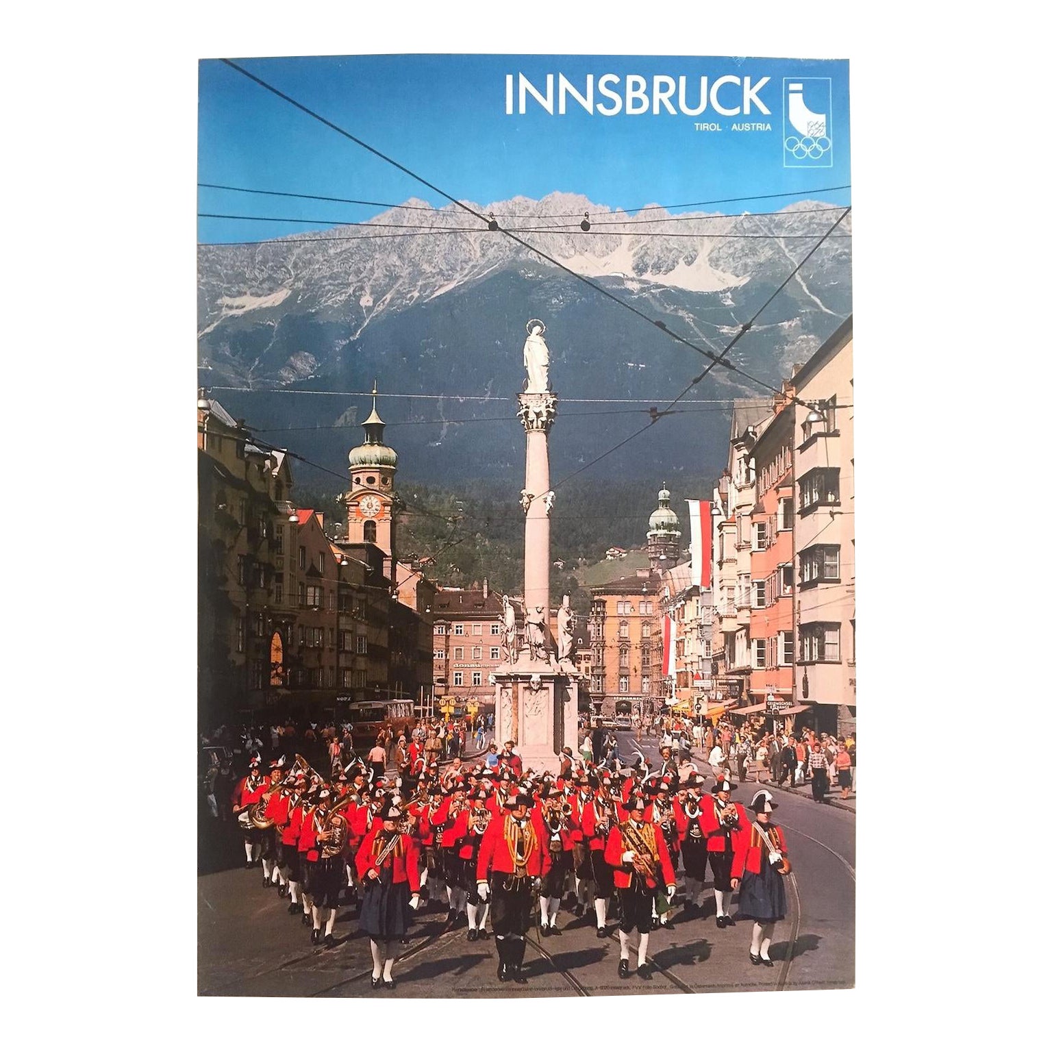 Rare Vintage 1976 Innsbruck Tirol Olympics Winter Games