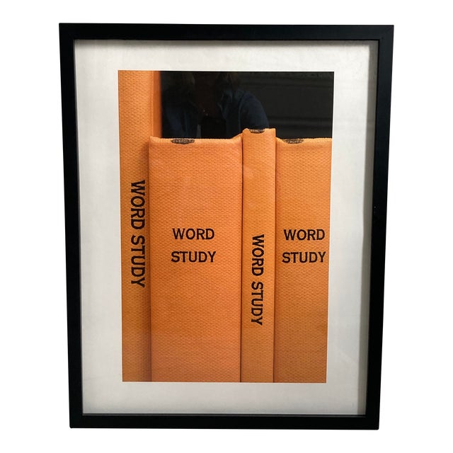 "Word Study" Limited Edition by Mickey Smith, Framed For Sale