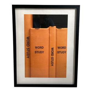 "Word Study" Limited Edition by Mickey Smith, Framed