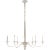 Visual Comfort Visual Comfort Signature Country Large Chandelier in Belgian White For Sale - Image 4 of 5