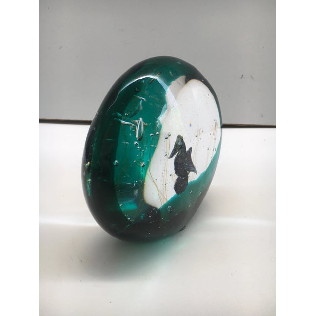 Contemporary 1990s Murano Glass Seahorse Paperweight For Sale - Image 3 of 8