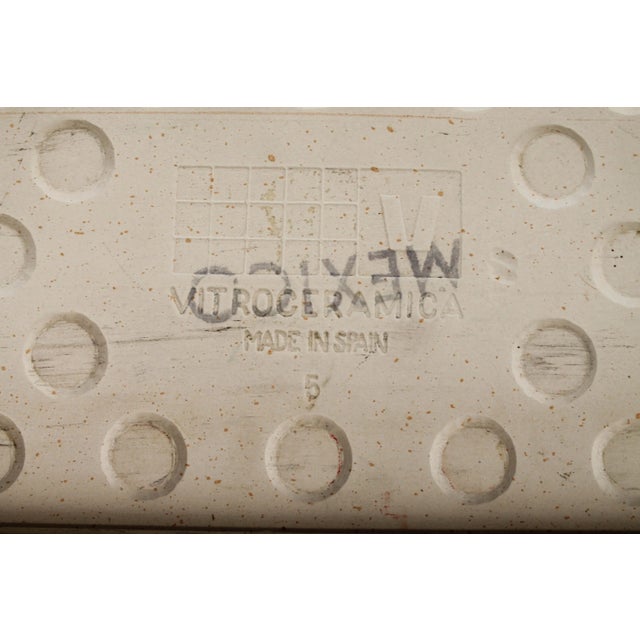 Vintage Floral Tile & Wood Trivet For Sale In Milwaukee - Image 6 of 7