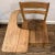 Mid 20th Century Solid Wood Industrial Rustic Student Writing Desk Chair For Sale - Image 9 of 10