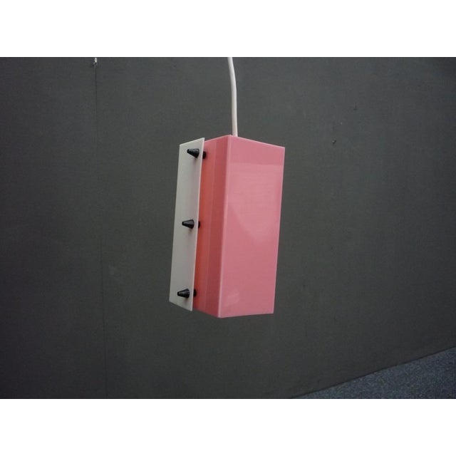 Mid-Century Modern Space Age Acrylic Glass Pendant Lamp, 1950s For Sale - Image 3 of 11