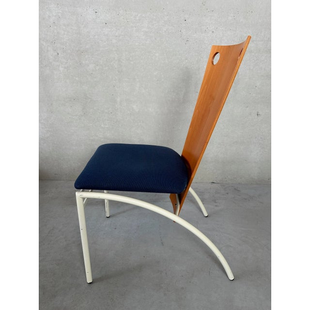 Vintage Chairs in Metal, Set of 6 For Sale - Image 5 of 9