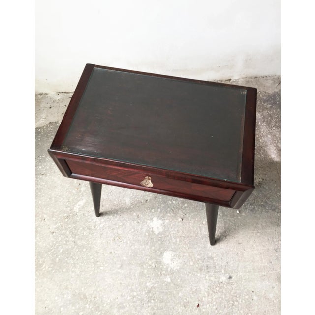 Mid-Century Modern Bedside Table, 1950s For Sale - Image 3 of 7
