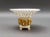 Mid 20th Century Vintage KPM White Gold Floral Porcelain Reticulated Basket Compote Pedestal Bowl For Sale - Image 5 of 7