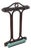 1910s Edwardian Era English Bentwood & Iron Pool Billiards Cue Holder by Egberts For Sale