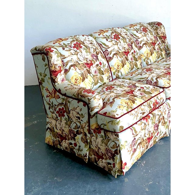 Victorian Vintage High Back Sofa in House of Hackney Chintz For Sale - Image 3 of 17