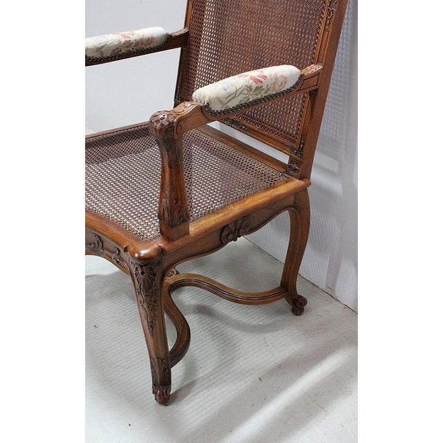 Set of Regency Chairs in Walnut, 1920s For Sale - Image 15 of 18