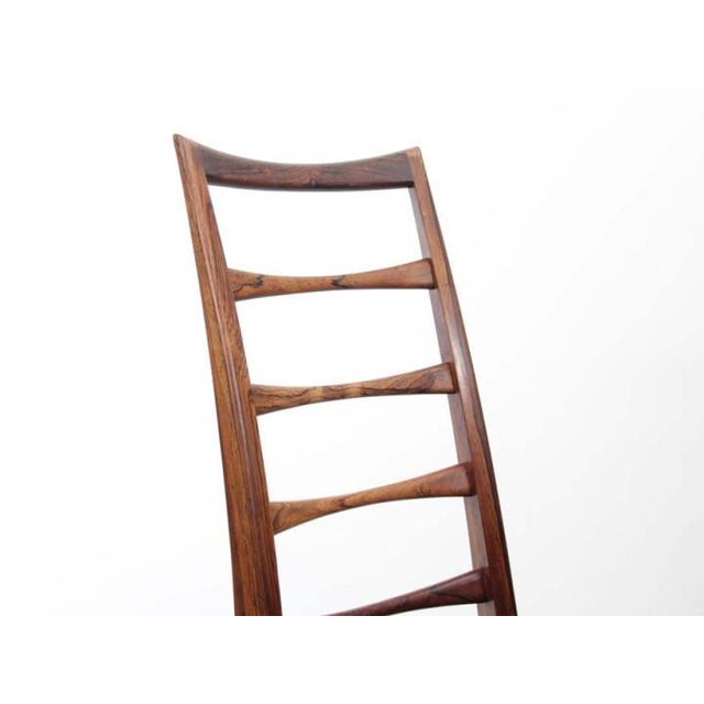 Mid-Century Scandinavian Modern Teak Chairs Model Lis attributed to Niels Koefoed, 1960s, Set of 6 For Sale - Image 9 of 11