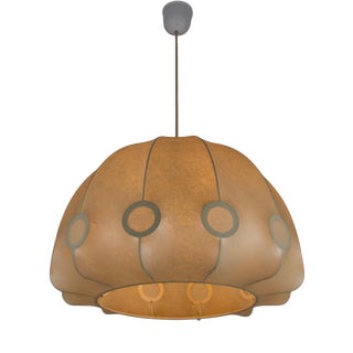 Mid-Century Modern Italian Cocoon Pendant Light, 1960s For Sale