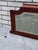 19th Century French Empire Walnut Figure Vener Hallway Wall Mirror. For Sale - Image 16 of 18