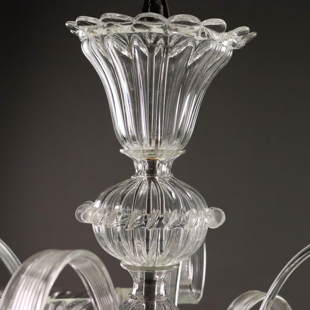 Venetian Chandelier in Murano Glass For Sale - Image 8 of 10