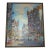 1969 "Paris City Scene" Modernist Cityscape Oil Painting on Canvas, Framed For Sale