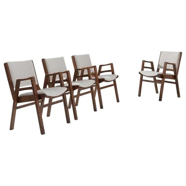 20th Century Czech Wooden Armchairs - Set of 4 For Sale - Image 11 of 11