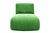 Contemporary Frenesí Lounge Chair in Green Velvet from Moanne For Sale - Image 3 of 4